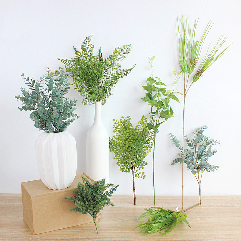 现货蕨类塑料假花室内造景植物装