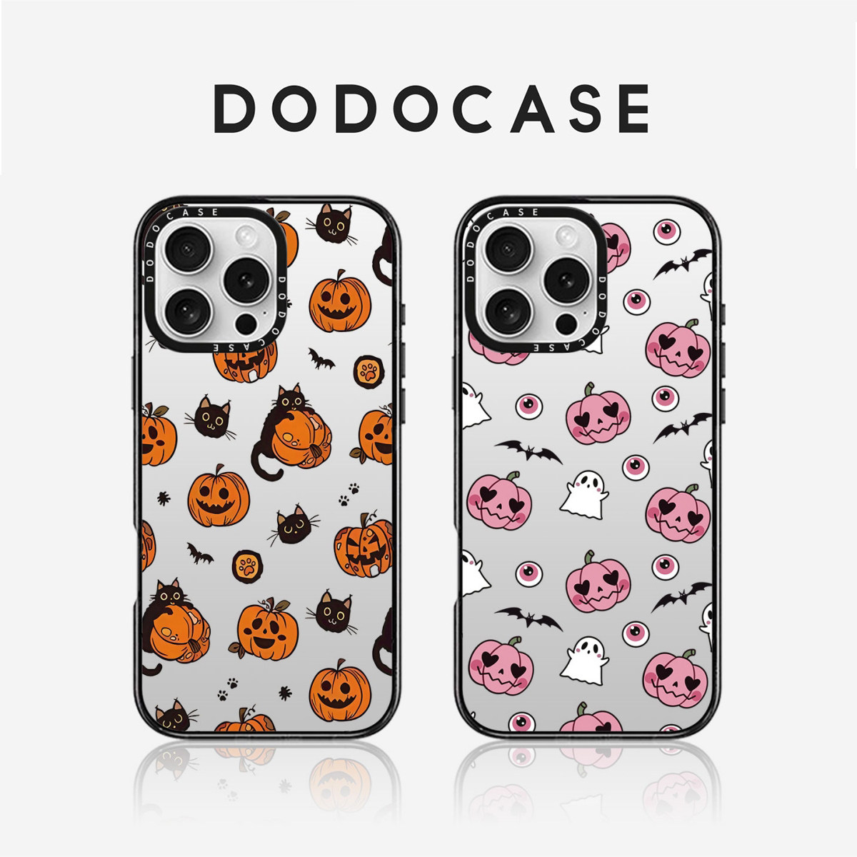 DODOCASE 南瓜黑猫小鬼 适用苹果16Promax手机壳iPhone15ProMax万圣节情侣蝙蝠14Pro卡通1