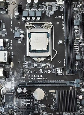 技嘉GA-H110M-S2主板套装i3 7100