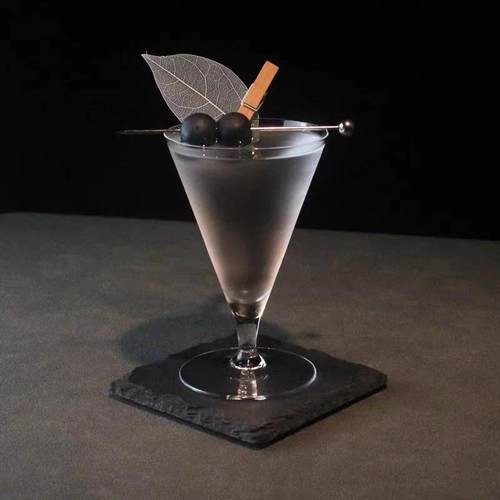 木村酒吧矮脚马天尼杯日式鸡尾酒杯马提尼杯创意三角杯饮品杯子