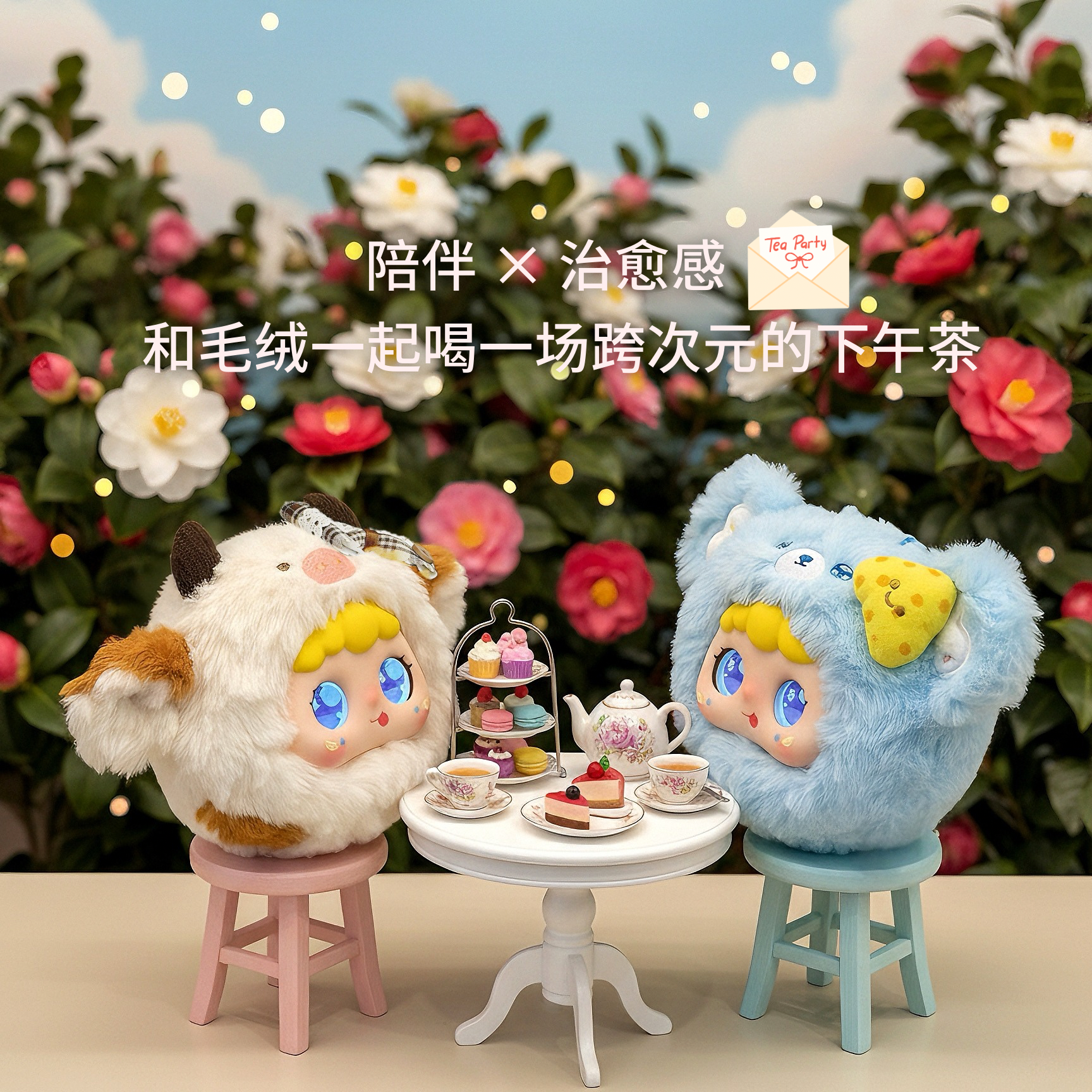 茶话会ai玩具chatGPT豆包智能对话玩偶儿童学英语讲故事陪伴礼物