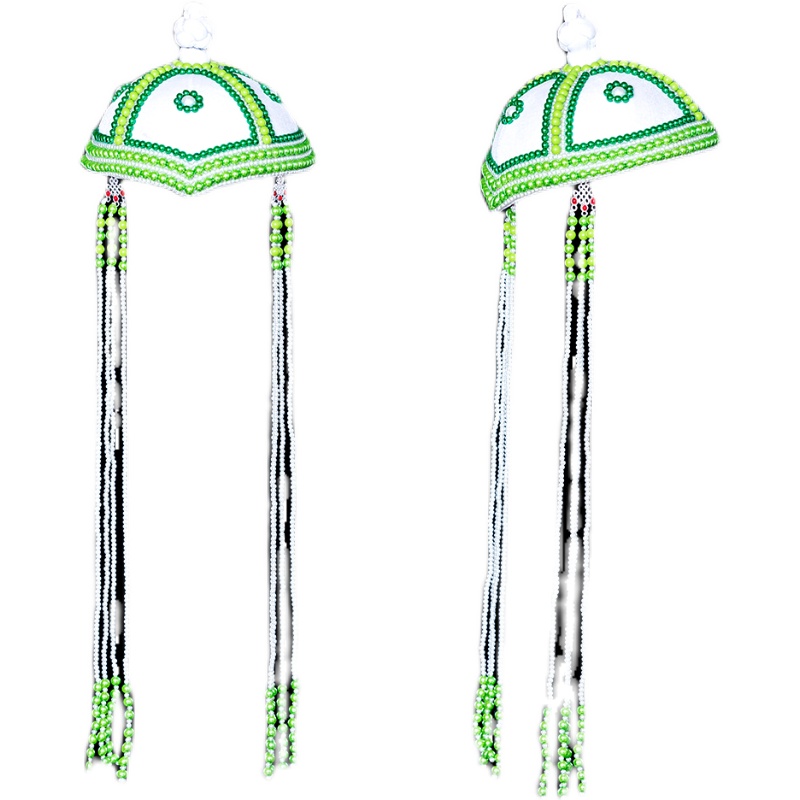 内蒙古蒙古族服装帽子舞蹈演出头饰女民族风服饰蒙古帽子定做