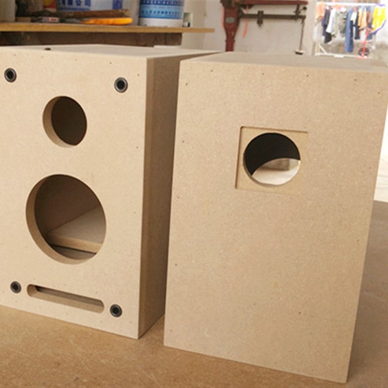 特价4寸 5寸 音箱空箱体木质迷宫音响低音炮全频二分频书架箱