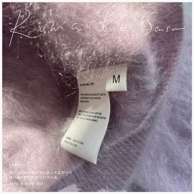 【黄昏天边的云】绵柔触感 100山羊绒 康赛尼长绒 V领圆领套头衫A