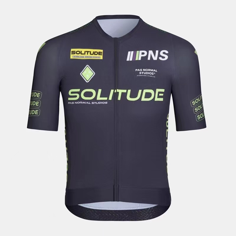 2023PAS 夏季骑行套装 短袖公路自行车骑行服上衣牛奶丝舒适透气