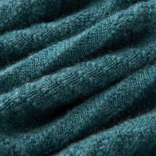 女V领套头纯羊绒毛衣宽松慵懒加厚版 太美太温柔 重工搬针羊绒衫