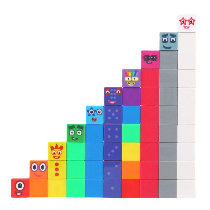 数字积木磁力方块numberblocks正方体数学教具立体益智拼装玩具