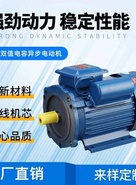 单相双值电容异步电动机YL90-1.1W-4B35/220V50HZ60HZ水泵电机