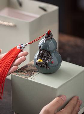 创意陶瓷福禄龙蛋个性摆件家居客厅茶桌装饰品生肖龙年吉祥物礼品