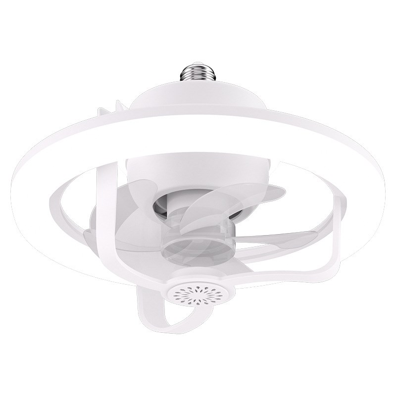 香薰360度旋转摇头风扇灯卧室书房静音炫彩吊扇灯遥控风扇灯