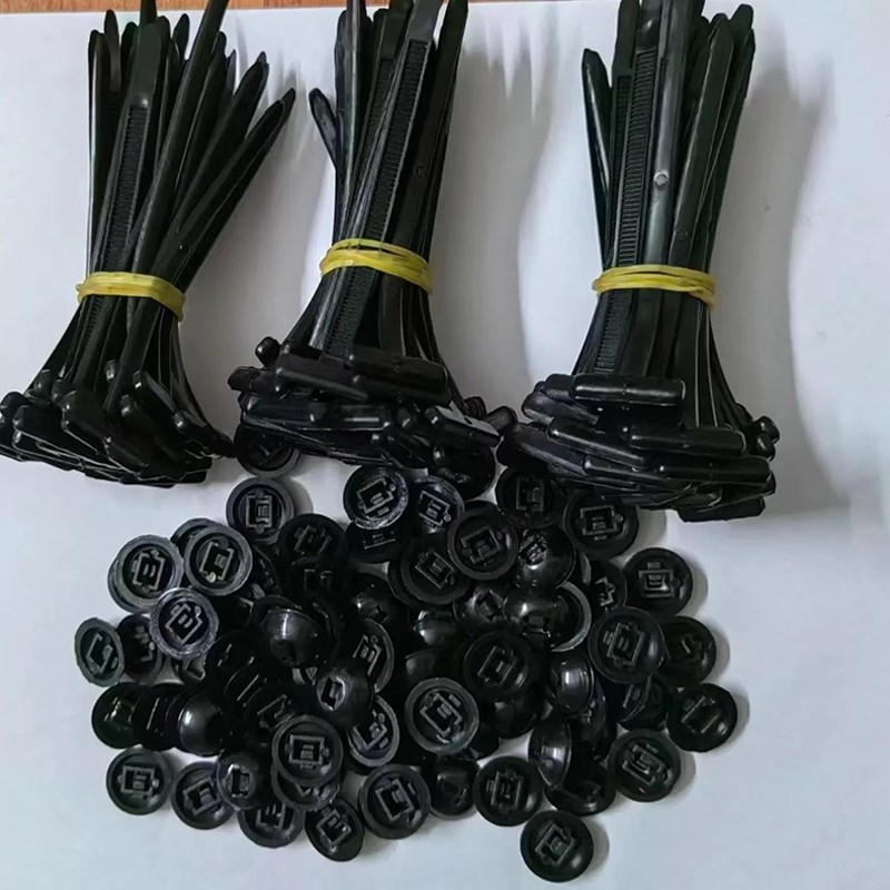 扎带卡扣固定穿心钉扎带式卡扣挡泥板叶子板内衬后备箱卡扣万能