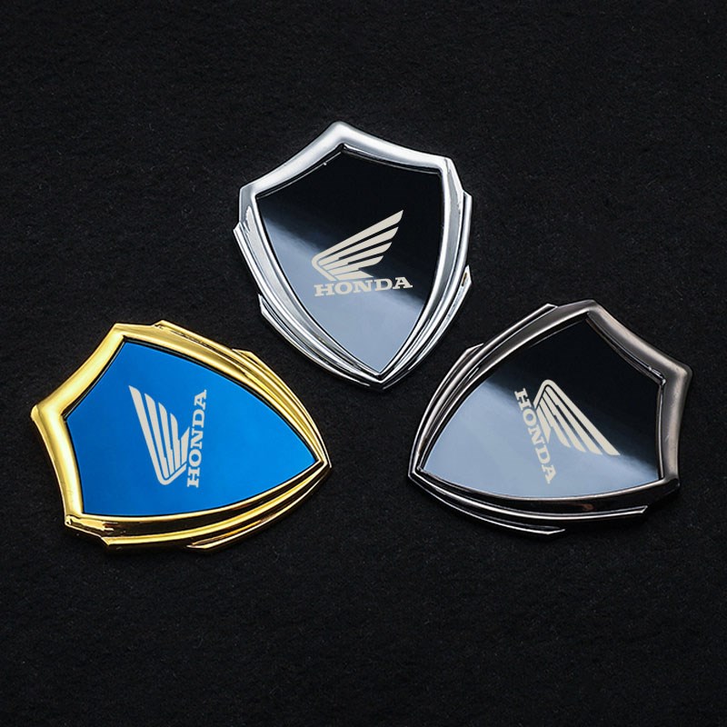 本田全金属耐晒不褪色汽车摩托3D立体车贴改装装饰贴车身侧标徽章