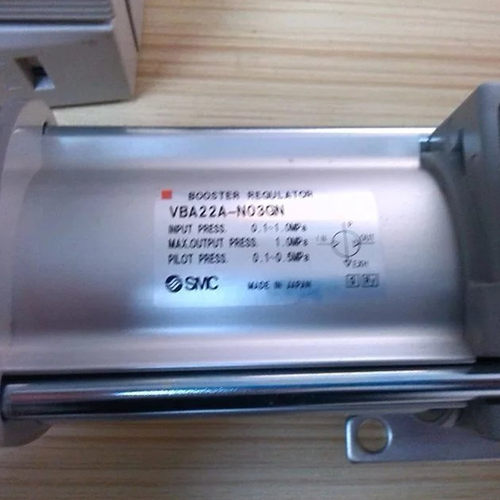日本SMC气控增压阀VBA22A-N03GN 带压力表消音器加压阀