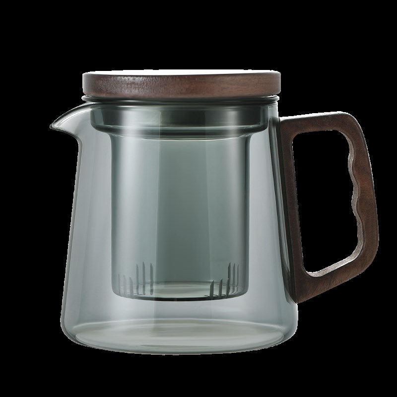 玻璃泡茶壶家用办公室个人专用茶具茶水分离喝茶杯2024新款一人用