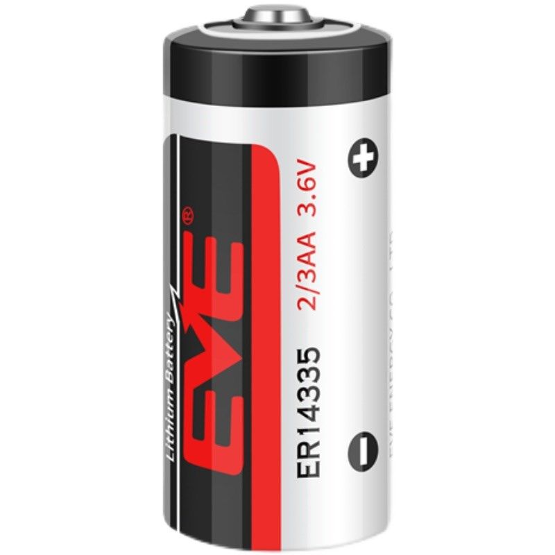 E亿纬锂能E14335 2/3AA 3.6V烟雾报警器硫化氢检测仪电池