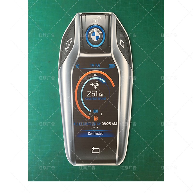 定制品牌交车钥匙模型K板汽车广告牌宣传制作泡沫板异形订制包邮