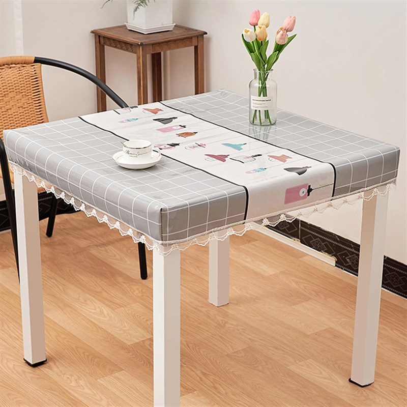 透明桌罩烤火罩皮套胶垫软玻璃防水防油防烫电暖桌壁纸水晶板pvc