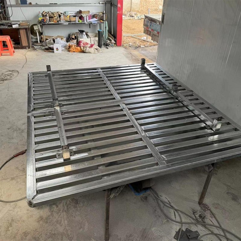 2x2.2米悬浮床无床头铁架钢架铁艺主卧双人床榻榻米排骨架悬空床