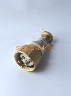 船用铜质水密插头CTS2-2/D1/D2/D3  防水CTS3-2/D3细螺纹插座CZS2