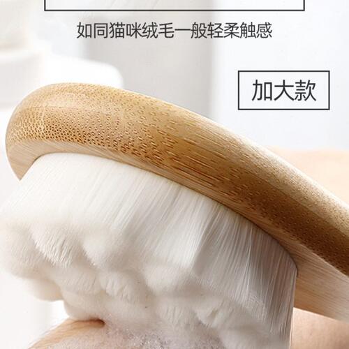 洗澡刷日式猫爪软毛沐浴刷后背不伤肤搓泥搓澡巾搓背浴刷身体神器