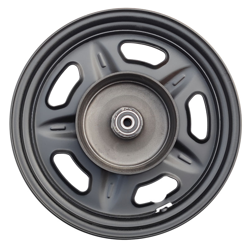 电动车前轮毂小电车铁轮钢圈14*2.50轮胎真空胎轮R2.50-10前轮