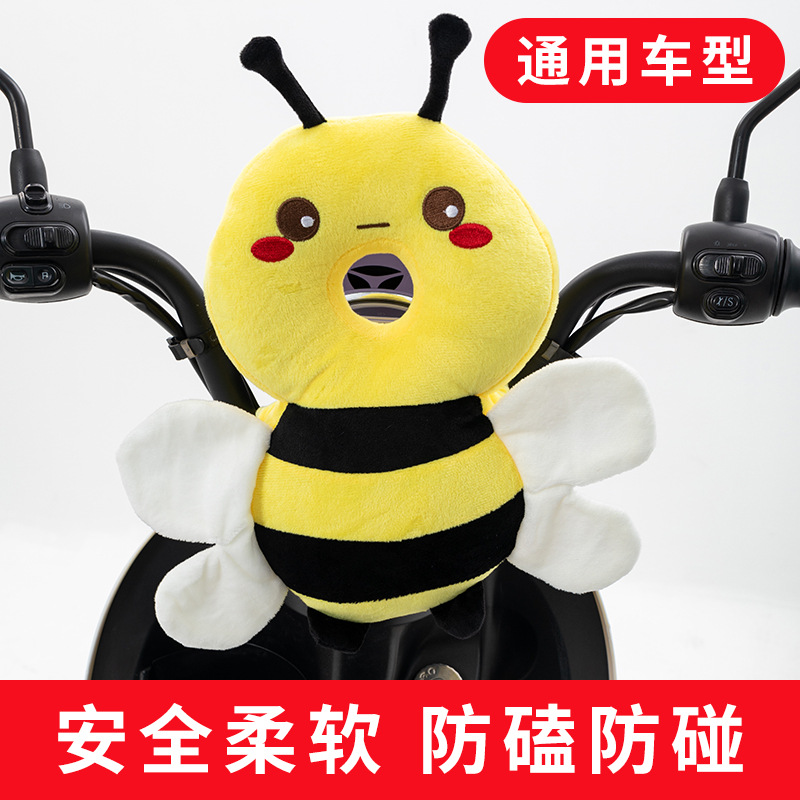 电动车儿童座椅前置防撞头垫w宝宝婴儿摩托车头垫宝宝椅保护头套
