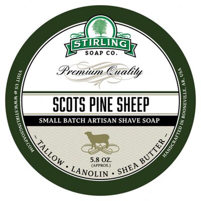 帝诗剃须皂斯特林Scots Pine Sheep苏格兰松羊剃须皂男士刮胡皂