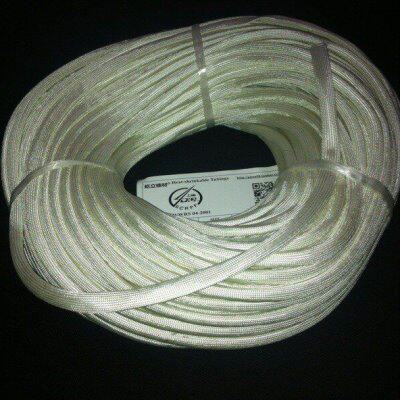 定纹管Ф16 玻纤套管16mm 阻燃耐高温 抗老化 白色 50米/卷
