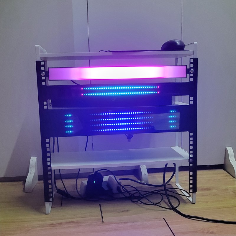 1U2U机柜声控感应拾音节奏灯音响律动氛围电平指示信号旋律灯