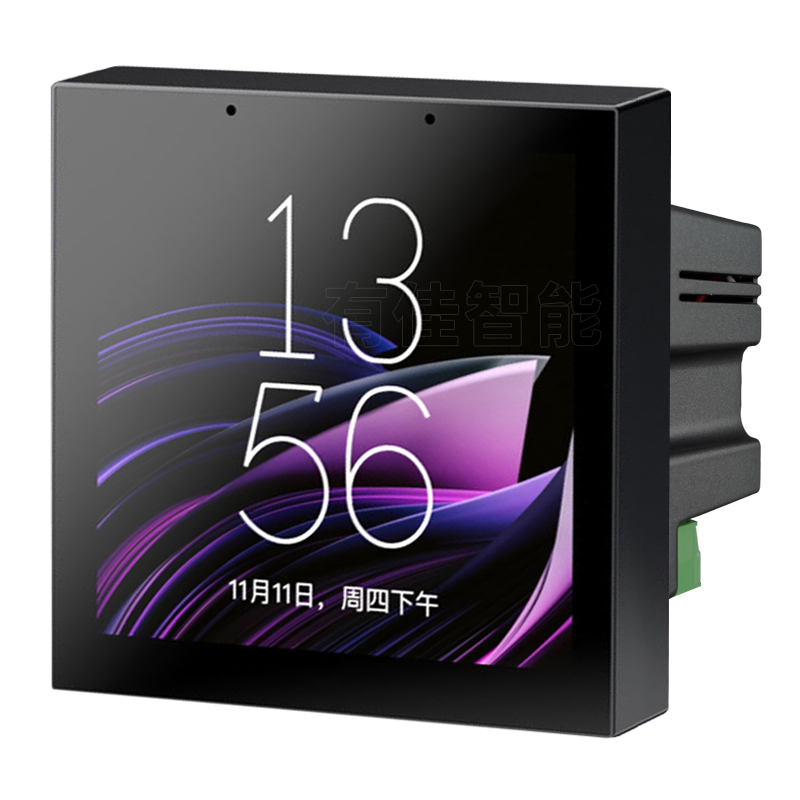 涂鸦智能中控屏家庭背景音乐主机网关86面板全屋家居系统吸顶音响