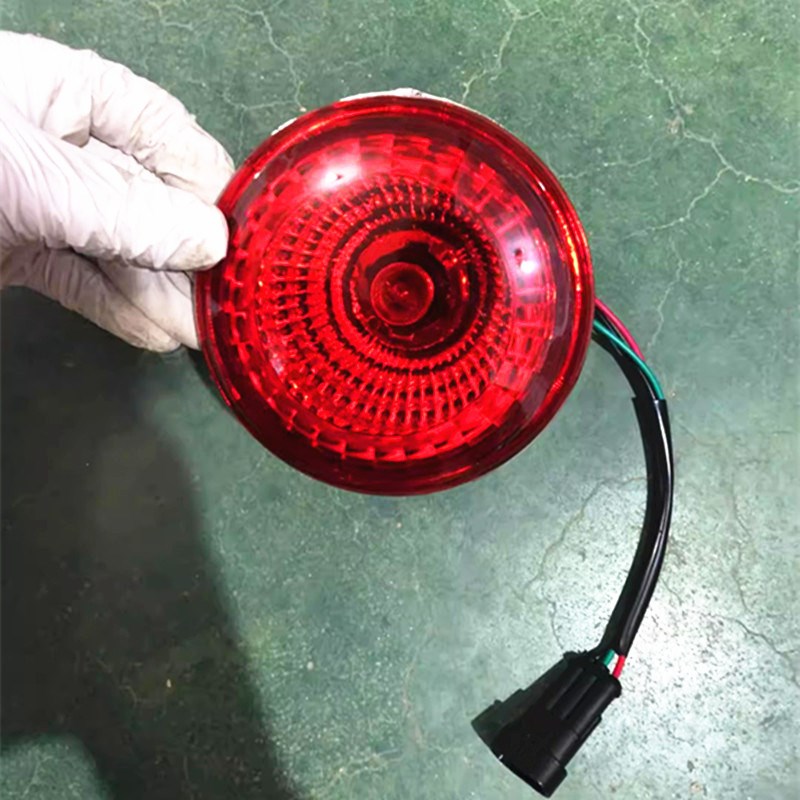 12V钣金巡逻车观光车11cm12cm13cm灯泡LED前雾灯转向灯刹车灯圆灯