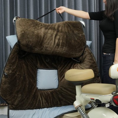 2025冬季新款防风防水御寒通用加绒加厚保暖摩托自动电瓶车挡风被