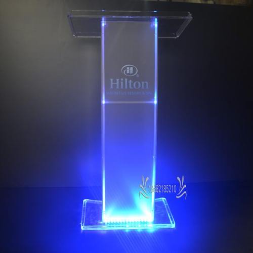 透明演讲台有机玻璃接待台咨客台迎宾台会议发言台政府服务前台