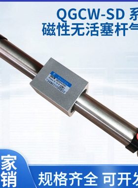 QGCW-SD20 25 32 40直径无杆气缸行程200mm~2000mm行程 肇庆方大