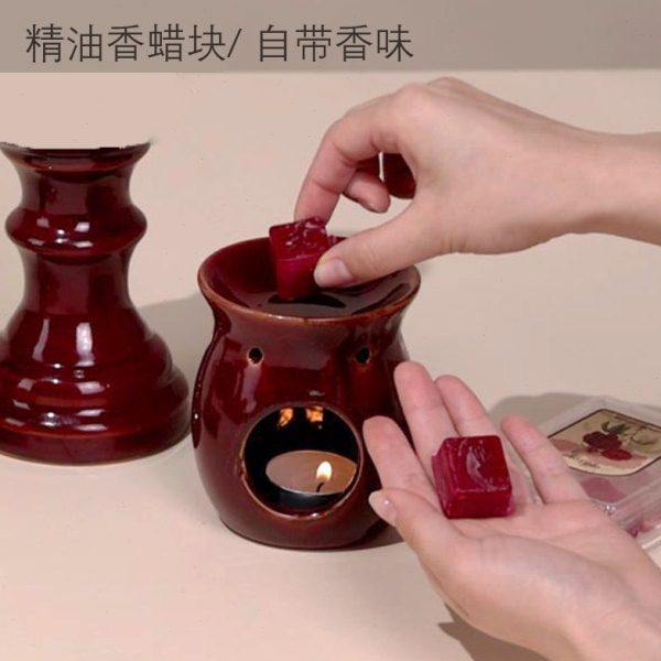 香蜡块香炉香薰陶瓷炉火锅煮加热精油散香器家用室内卧室熏香持久,洗护清洁剂/卫生巾/纸/香薰,香薰蜡烛,淘宝优惠券,粉丝福利购,淘宝优惠卷