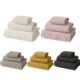 跨境新款 华夫格套巾全棉加大加厚大人家用方巾毛巾浴巾纯棉三件套