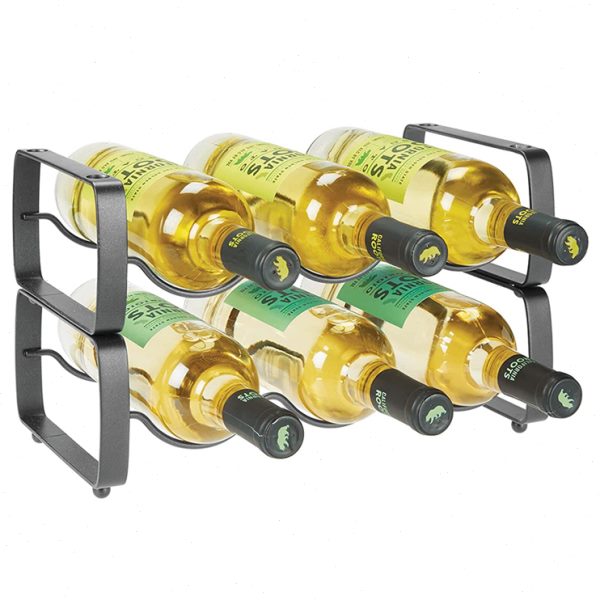 PTZER创意可叠加酒架家用商用红酒架展示架欧式葡萄酒架格铁艺