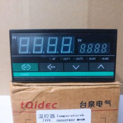台泉 数显智能温控表 CH502 FK02-MAN 横置短款(K型继电器)