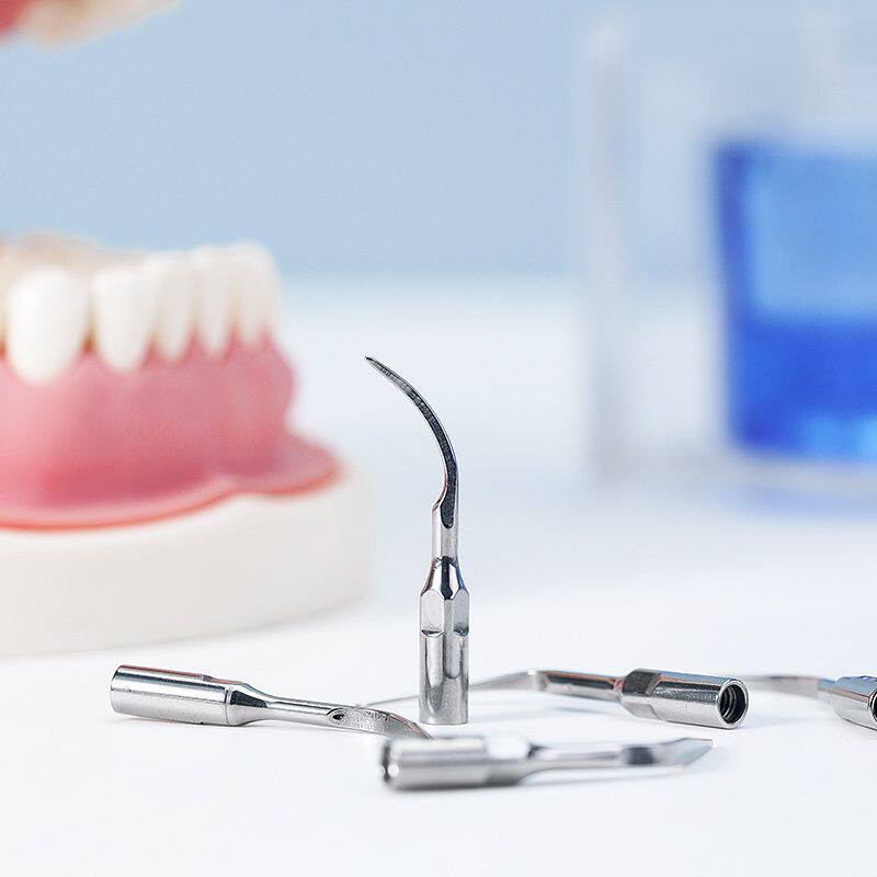 牙科洁牙机工作尖口腔材料洁牙机配件去除牙结石洗牙机尖头耗材