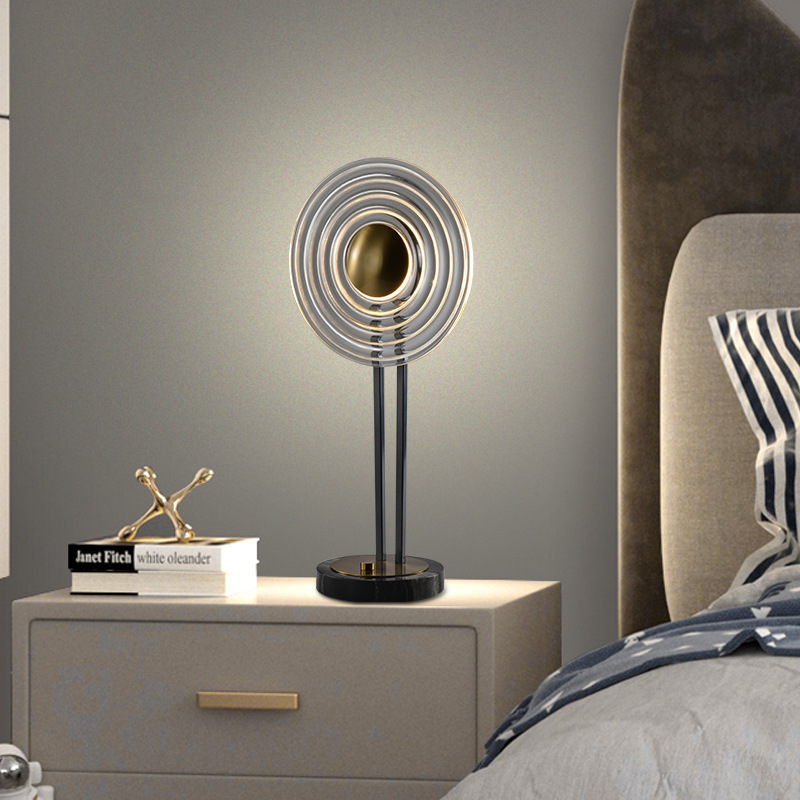 简约壁灯现代led客厅卧室氛围台灯现代时尚创意玻璃卧室装饰批发