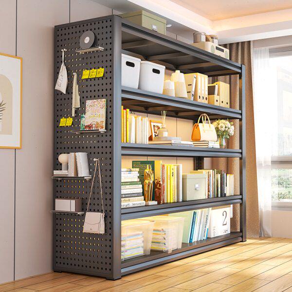 货架多层置物架带洞洞板家用阳台地下室仓库仓储厨房杂物收纳铁架