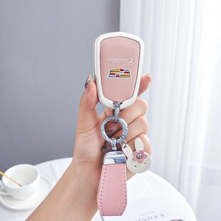 gt4真皮ct4高端女款 xt5壳xt6 包 xt4扣ct6 适用凯迪拉克钥匙套ct5