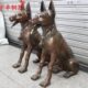 宇卓铜器 饰工艺品摆件 纯铜狗黄铜狗铜狼狗摆件家居装