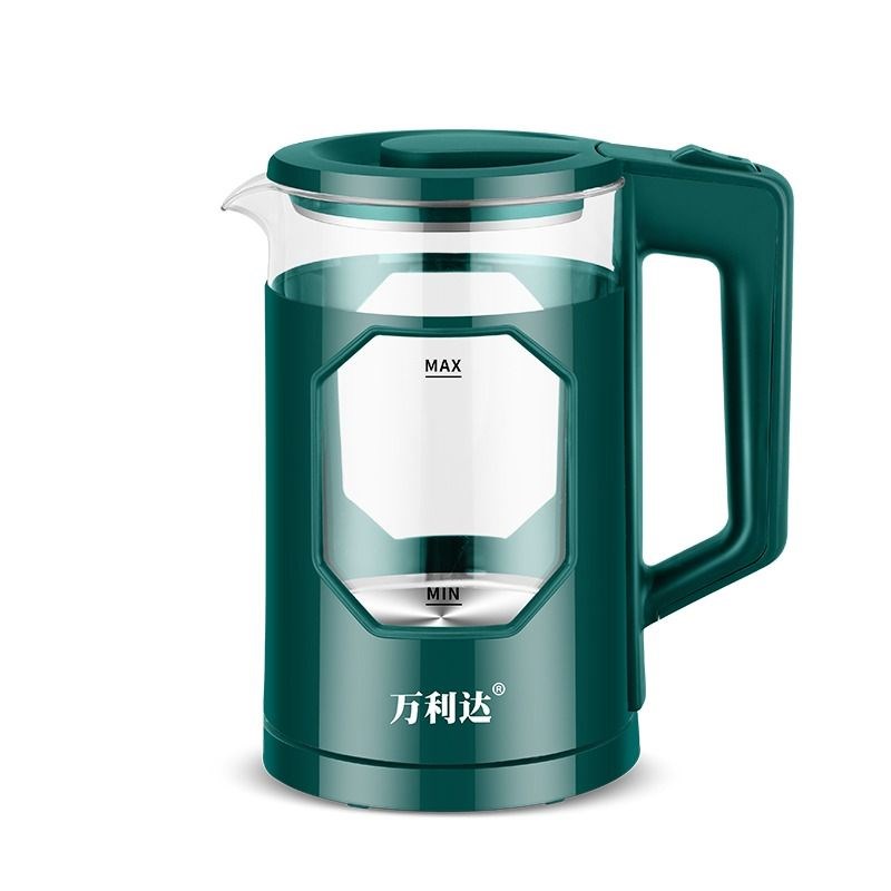 万利达玻璃电热水壶家用烧水壶保温一体办公室Q开水壶自动智能恒