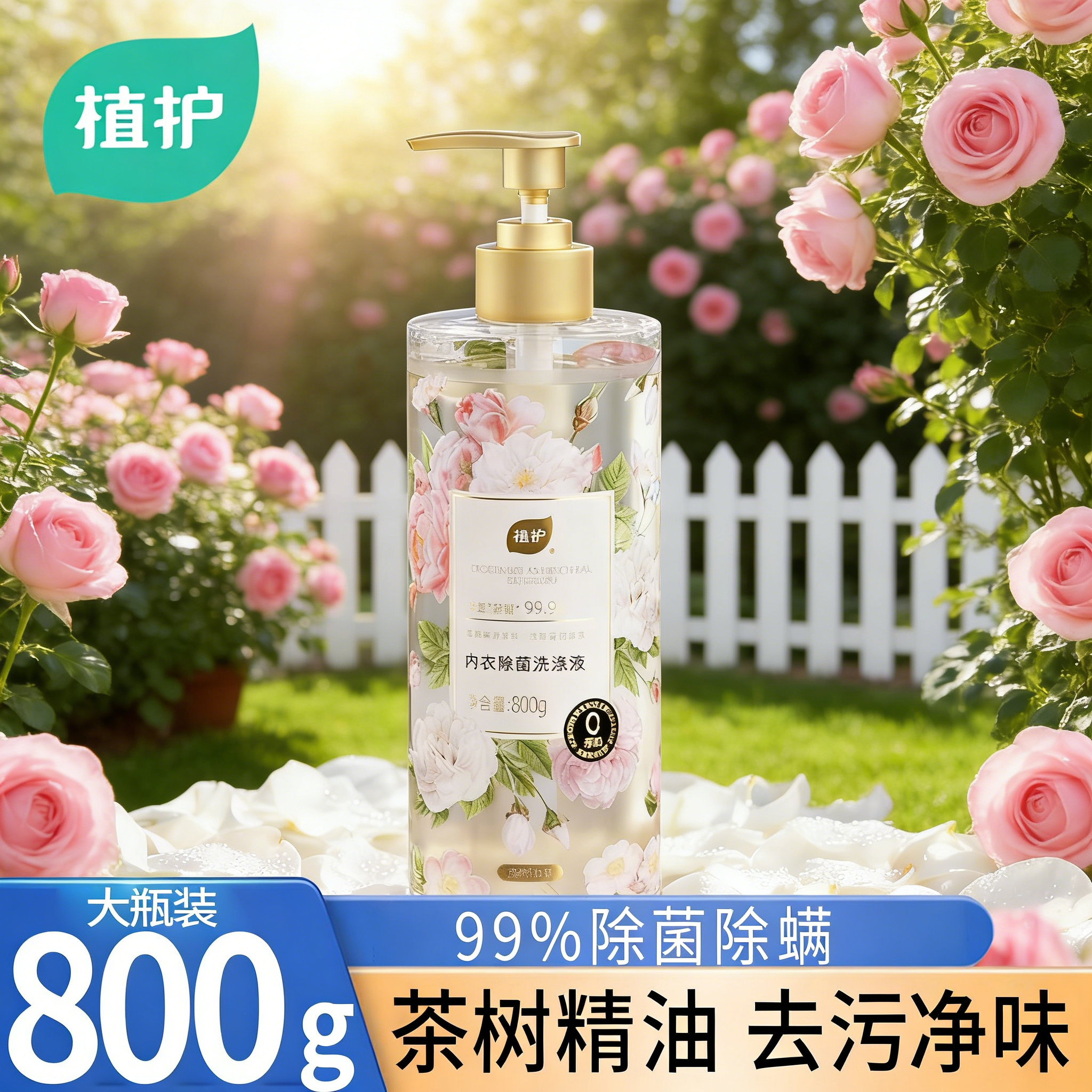 植护大瓶800g内衣洗衣液官方正品