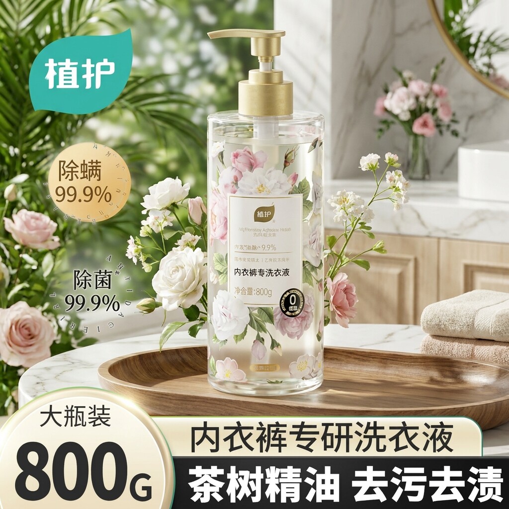 【800g大瓶】内衣液99%除菌除螨