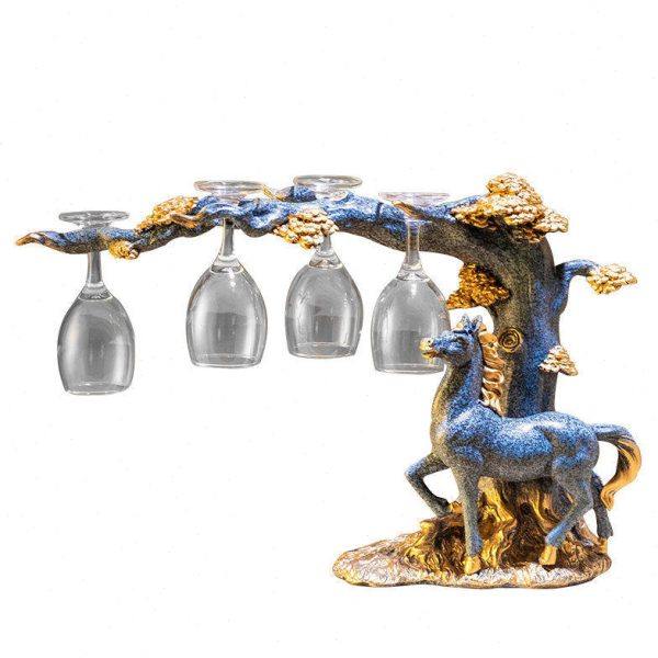 葡萄杯红酒架摆件现轻奢新中式博古架家里酒柜子玄关装饰工艺品,家居饰品,户外/庭院摆件,淘宝优惠券,粉丝福利购,淘宝优惠卷