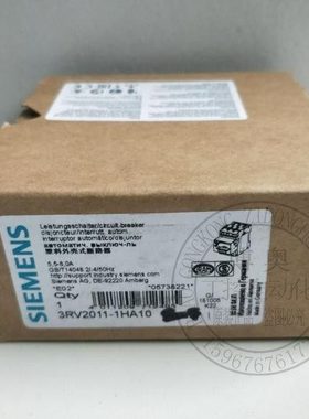 全新原装断路器3RV2011-1HA10 电流范围 5.5-8A 3RV20111HA10