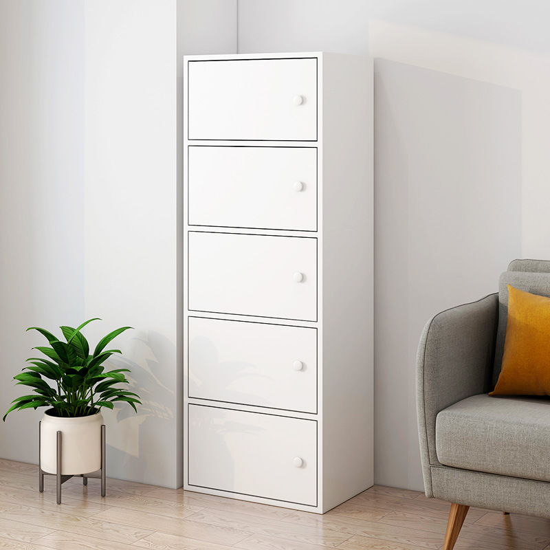 五斗柜收纳柜卧室立柜家用简易抽屉柜客厅靠墙置物柜小柜子储物柜