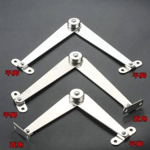 不锈钢床头折叠二折拉杆撑杆柜门上下翻支撑杆家具连接件活动支架